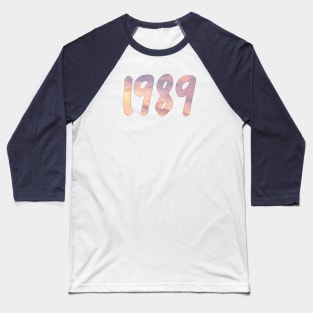1989 Pink Sky Baseball T-Shirt